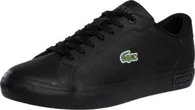 Produktbild von Lacoste Powercourt 125 2 SMA Leder-Sneaker, Schwarz 42 EU