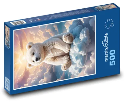 Zdjęcie produktu dla martinpuzzle - Puzzle 500 - Miś na obłoku