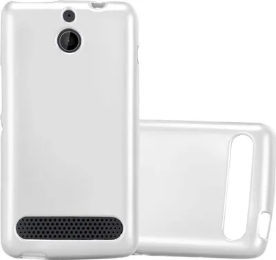 Produktbild von Cadorabo Schutzhülle für Sony Xperia E1 Hülle in Silber Handyhülle TPU Silikon Etui Cover Case