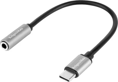 Obrázek produktu pro Kruger&Matz KM1245 USB-C na 3,5 mm jack stereo adaptér Basic