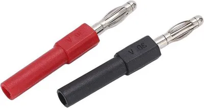 Immagine prodotto di Adattatore da 4 mm maschio a 2 mm femmina, set da 5 pezzi per multimetri