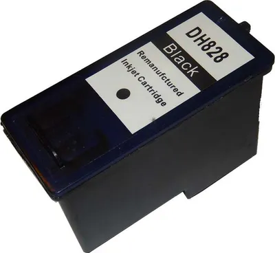 Produktbild von vhbw Tintenpatrone Schwarz kompatibel mit Dell All-in-One 968, 966, A968, A966 Drucker (wiederaufgefüllt, 18ml)