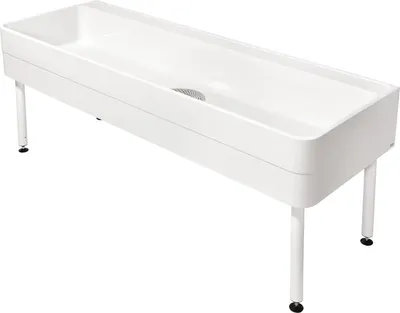 Obrázok produktu pre Drez KWC AR, SIRIUS, MIRANIT, 2000x800x700 mm, konštrukcia v tvare U, kalový sifón