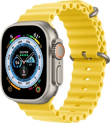 Produktbild von Apple Watch Ultra Ocean Sport Band 49MM Yellow MQED3ZM/A - Neu / Bulk