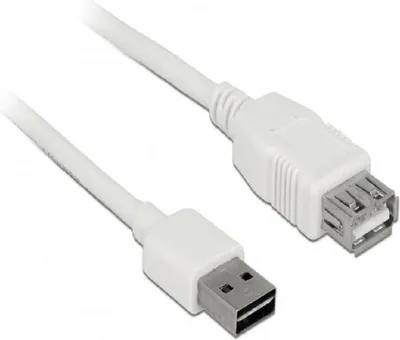 Obrázok produktu pre DeLOCK 85201, 3 m, USB A, USB A, USB 2.0, Samec/Samica, Biela