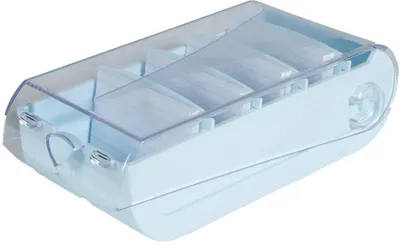 Zdjęcie produktu dla Exacompta BunnyBox, A8, 74 x 105 mm, Jasny Niebieski, 195 mm, 100 mm, 63 mm