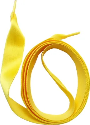 Produktbild von SNORS Schnürsenkel SATIN breit - GELB - 16mm - 130cm
