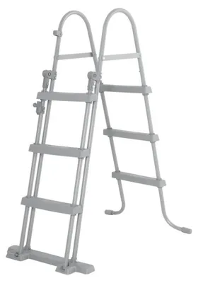 Obrázek produktu pro Bestway 58330 / 24, Žebřík, Šedá, Kov, 150 kg, 3 kroků, 107 cm