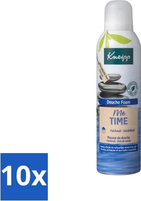 Image de Kneipp - Mousse de douche - Me-Time - Patchouli & Santal - 200 ml - paquet économique - 10 pièces