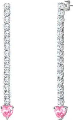 Produktbild von Ohrhänger Herz Sterling Silber Zirkonia 50083938