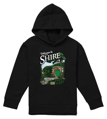 Produktbild von Lord Of The Rings - "Welcome To The Shire" Hoodie zum Überziehen für Kinder TV41108 (128) (Schwarz)
