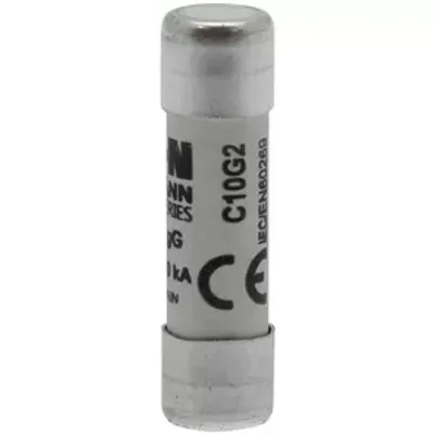 Produktbild von Eaton Sicherungseinsatz, Niederspannung, 2 A, AC 500 V, 120 kA, 10 x 38 mm, gL/gG, IEC C10G2