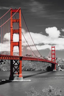Produktbild von San Fransisco Poster Golden Gate Bridge