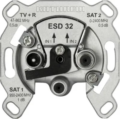Produktbild von Kathrein ESD32 3-Loch Dose Radio/TV/Twin SAT