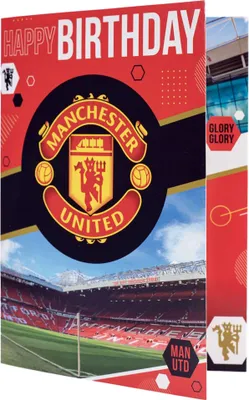 Image de Manchester United FC - Carte d'anniversaire "Musical" - Carton TA12483 (Taille unique) (Coloré)