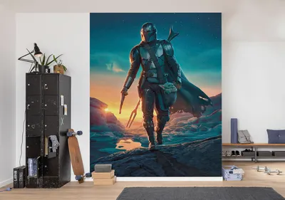 Produktbild von Vlies Fototapete - The Mandalorian Gunslingers - Größe 200 x 250 cm