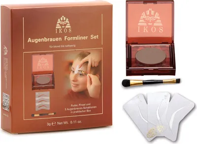 Produktbild von Ikos - Augenbrauen Formliner Set - braun bis schwarz