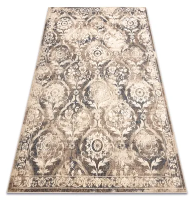 Imagen del producto de Alfombra de lana NAIN Ornamento vintage 7601/50977 / azul oscuro beige 120x170 cm