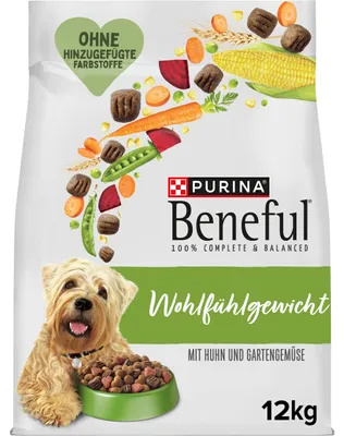 Productafbeelding van Beneful Voer voor honden, droogvoer, met kip en groenten uit de tuin, 1 verpakking