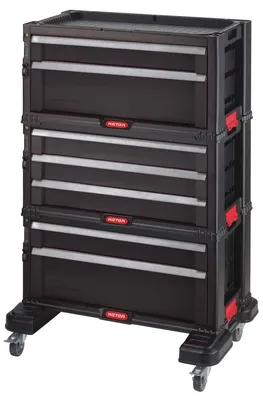 Produktbild von Keter 238557, Trolley-Koffer, 13,9 kg, Schwarz