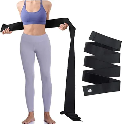 Zdjęcie produktu dla Waist Trainer, 4 m, czarny, do treningu, wsparcie talii