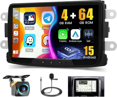 Obrázok produktu pre Android autorádio – multimediálny systém – navigačné rádio – autorádioprehrávač – prijímač DAB+ – 8-palcový dotykový displej