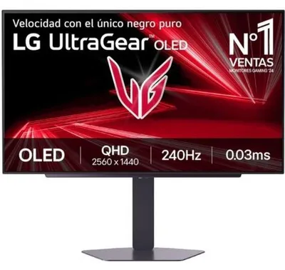 Zdjęcie produktu dla LG 27GX704A-B, 68,6 cm (27"), 2560 x 1440 px, Quad HD, OLED, 0,03 ms, Czarny