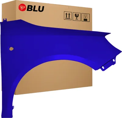 Image de BLU Aile Compatible avec Skoda Fabia II (5J) | Roomster LF5Q Droite Blau BlauStorm | 2007-2015 | Avant | Peint| Prêt à Monter | Acier