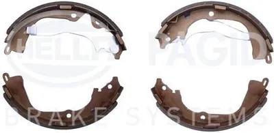 Produktbild von HELLA 8DB 355 022-061 - OE 2H0698525 Bremsbackensatz für Amarok