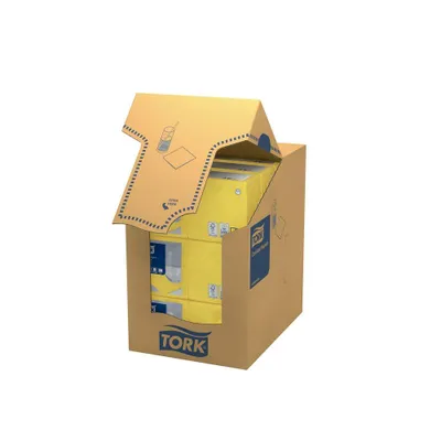 Obrázek produktu pro Ubrousky koktejlové Tork, žluté, 2 vrstvé, sklad 1/4, 200 ks