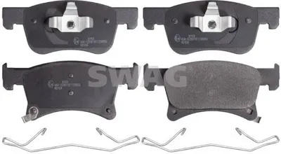 Produktbild von SWAG 42 91 6942 Bremsbeläge Satz Vorne Bremsklötze für OPEL Corsa E Schrägheck (X15) Adam (M13) Corsa E Schrägheck Kastenwagen (X15) für VAUXHALL