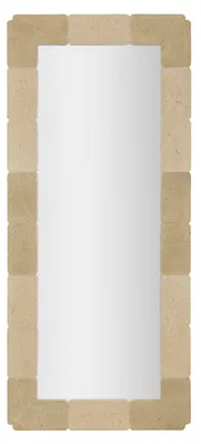 Image de Mauro Ferretti, miroir mural rectangulaire, style naturel, 70 x 3 x 160 cm