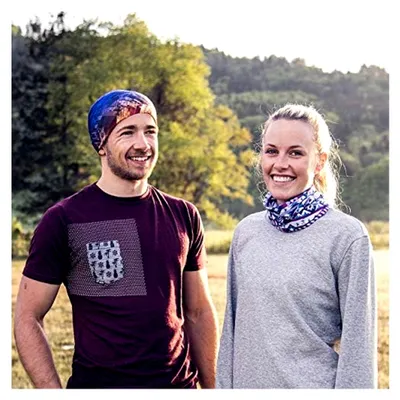 Produktbild von Fleece Fantu Multifunktionstuch - Schlauchtuch, Halstuch, Schal, Kopftuch, Uni, 8 Einsatzmöglichkeiten