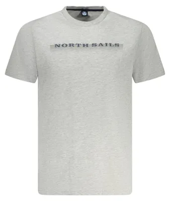 Produktbild von Graues Herren T-Shirt mit Rundhals & Print - Kurzarm Style