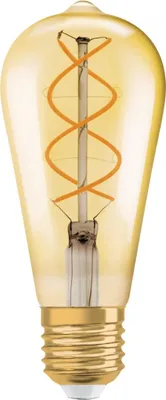 Produktbild von Osram LED Spiral Filament Edison ST64 Vintage 1906 4W = 28W E27 Gold 300lm extra warmweiß 2000K 300°