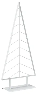 Obrázek produktu pro vidaXL Kovový vánoční stromek s podstavou KUOPIO, 180 cm, ocel, bílá barva