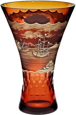 Produktbild von Vase Art Queen 32 cm, gold, Glas
