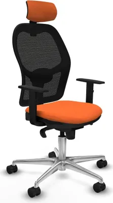 Produktbild von Bürostuhl mit Kopfstütze Jorquera Piqueras y Crespo 1D086N2 Orange