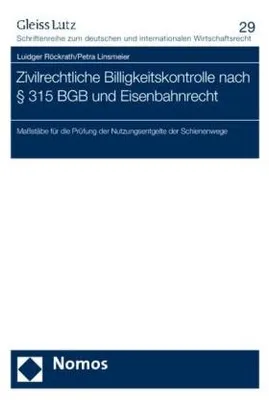 Image de Röckrath, L: Zivilrechtliche Billigkeitskontrolle/§ 315 BGB