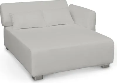 Productafbeelding van Dekoria bekleding voor fauteuil Mysinge, lichtgrijs, bekleding voor fauteuil Mysinge