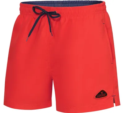 Produktbild von Ladeheid Herren Badehose Badeshorts Beachshorts Schwimmhose LAZA1003 (Rot Marineblau, 5XL)