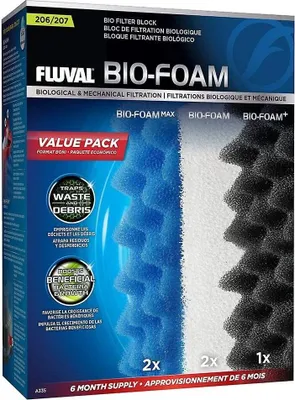 Immagine prodotto di Fluval 207Foam Pack 6 mesi