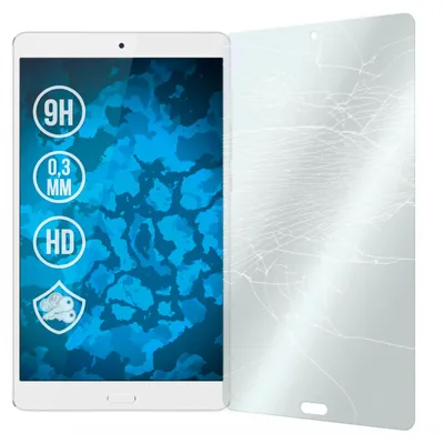 Produktbild von 1er-Pack PhoneNatic Glas-Folie klar  kompatibel mit Huawei MediaPad M3 Lite 8.0 - Panzerglas für MediaPad M3 Lite 8.0