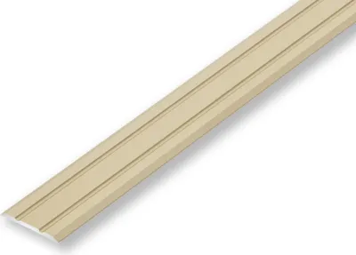 Produktbild von (9,80EUR/m) Übergangsprofil 25 x 1180 mm Sand selbstklebend flach Nahtdeckprofil Dehnungsfugenprofil Abdeckleiste