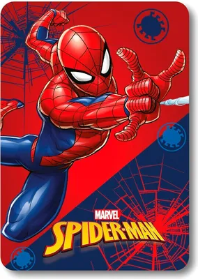 Zdjęcie produktu dla Przytulny koc Spiderman dla dzieci - Puszysty polarowy koc 140 x 100 cm
