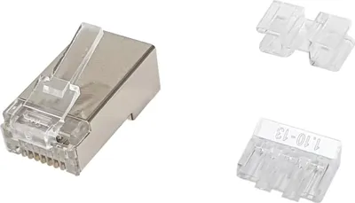Produktbild von Equip Cat.6A RJ45 Geschirmter Stecker, 100 Stück pro Packung