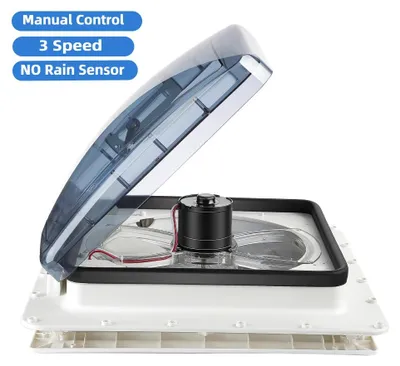 Productafbeelding van Dakventilator Camper - Dakventilator Caravan - Ventilatormotor - Ventilatiesysteem - Dakluikventilator