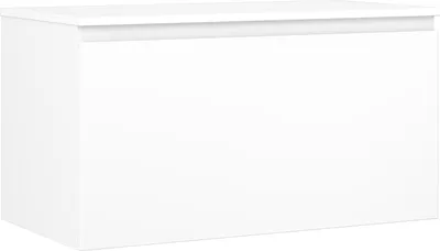 Produktbild von Mexen Orio Badezimmerschrank für Waschbecken 90 cm mit Arbeitsplatte, 1 Schublade, weiß matt - 91A10-09047-1-BFC01