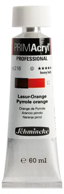 Schmincke 60ml PRIMAcryl Lasur-Orange Acryl 13 216 011