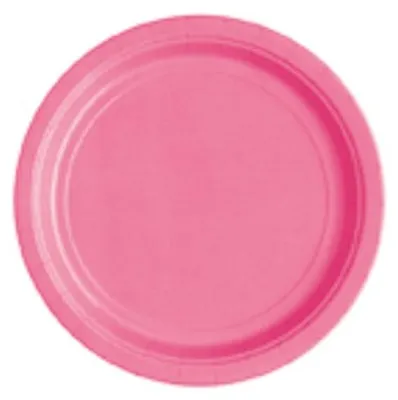 Produktbild von 8er-Set runde Teller in Rosa, 22,8 cm Durchmesser